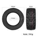 Pneu route 10x3 (80/65-6) dimensions