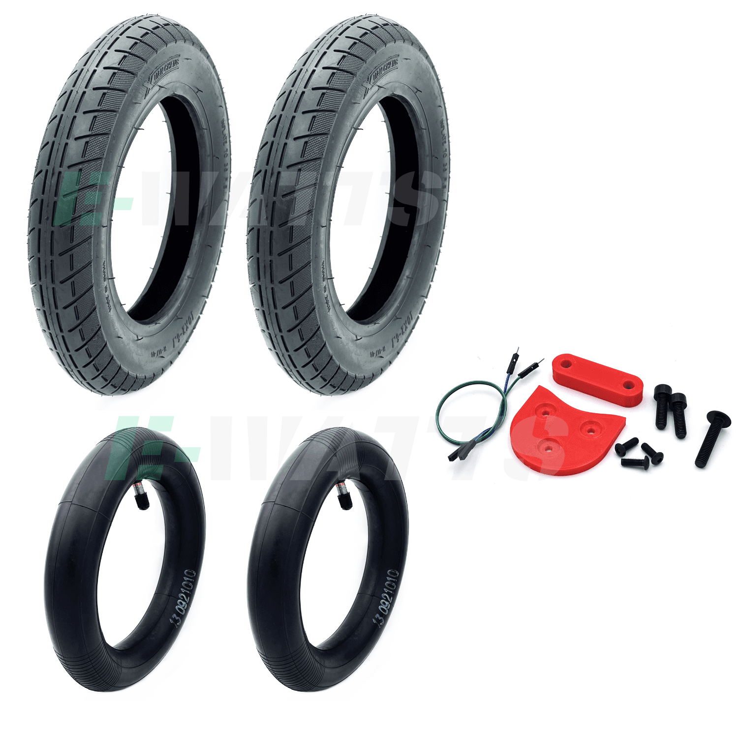 Kit pneus 10" renforcés Xuancheng Xiaomi m365, Pro, 2, 1S, Essential