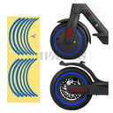 Stickers réfléchissants roues bleu Xiaomi m365, Pro, Pro 2