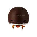 casque urbain optimiz bordeau vue arrière led 3