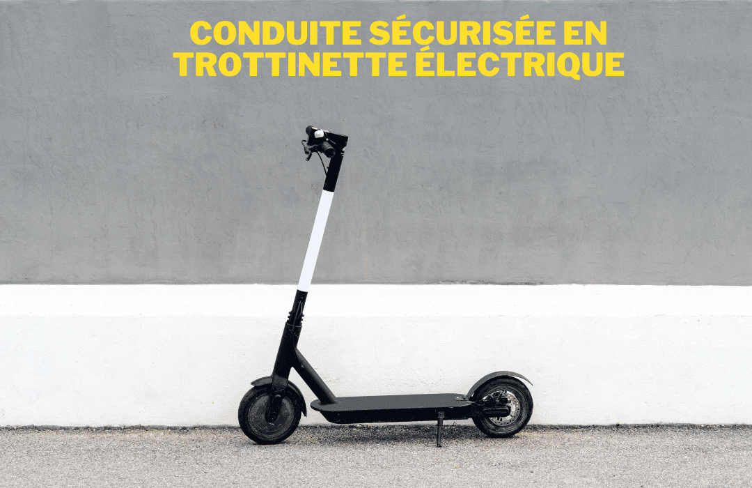 Conduite sécurisée en trottinette électrique