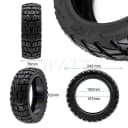 Pneu 10x2.75-6.5 Off Road tubeless avec gel anti crevaison