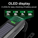 Phare avant LED 350 Lumens avec klaxon 120 dB