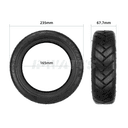Pneu CST 60/70-6.5 route tubeless avec gel anti crevaison dimensions