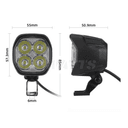 Phare Led avant Kukirin G2 Pro 2024 dimensions