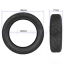 Pneu route 60/90-8 CST avec gel anti crevaison dimensions