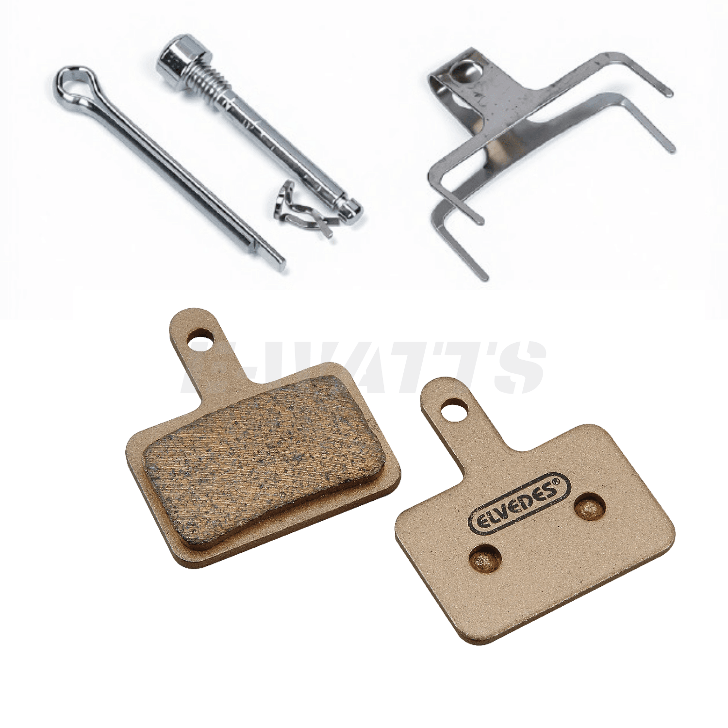 Plaquettes de freins métalliques 30mm Elvedes