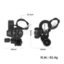 Commodo clignotants avec sonnette Segway Ninebot G3 / ZT3 Pro / F3 / F3 Pro dimensions