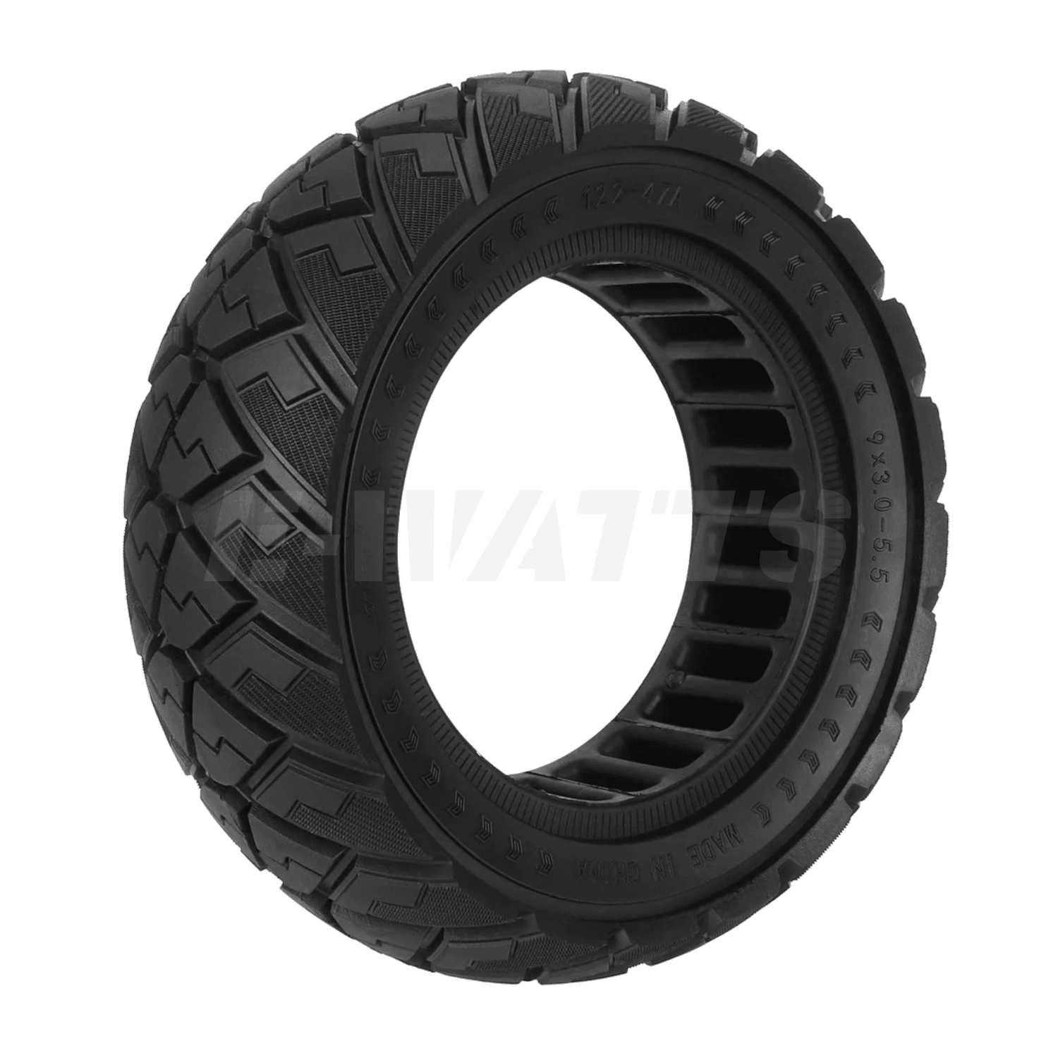 Pneu plein 9x3.0-5.5