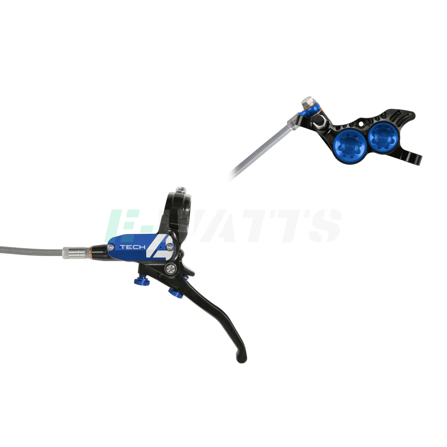 Frein Hope Tech 4 V4 Noir et Bleu