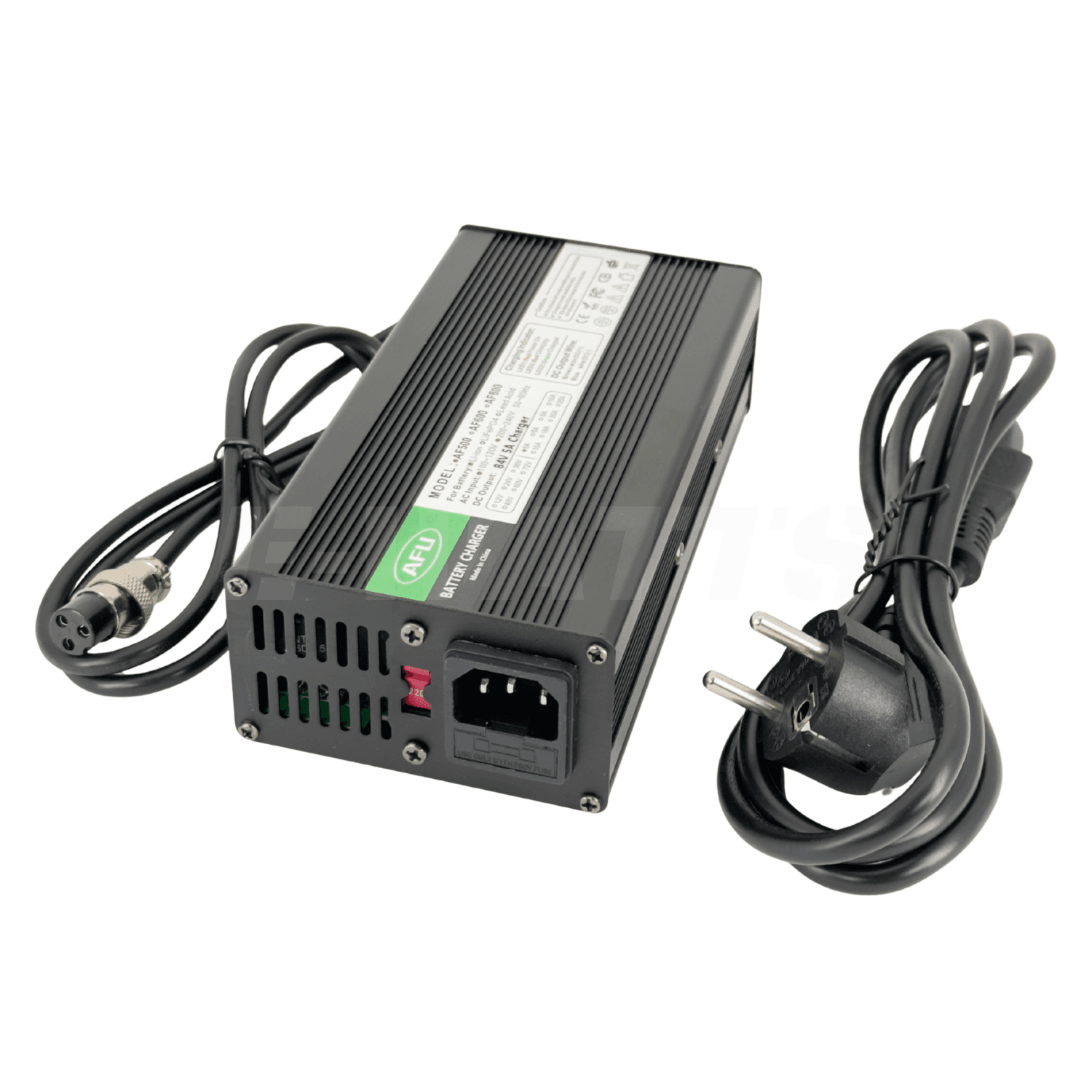 Chargeur rapide 72V / 84V 5A GX16 Premium