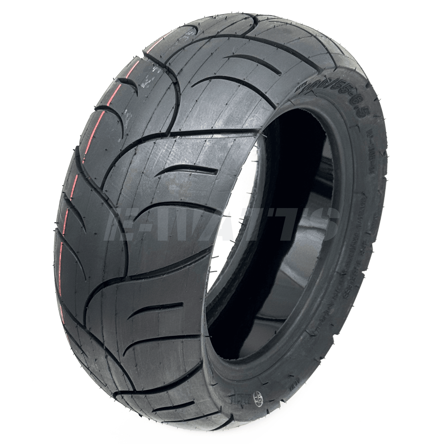 Pneu route 100/55-6.5 avec gel anti crevaison
