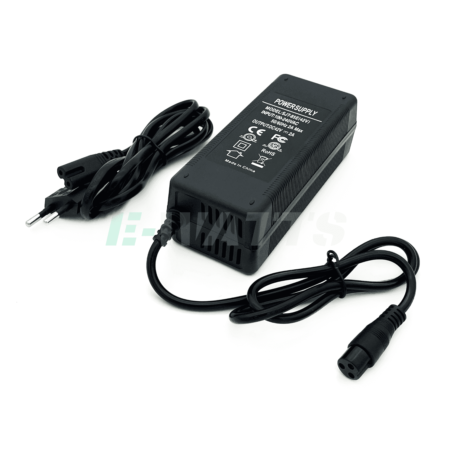 Chargeur 36V / 42V 2A GX16 | E-Watts
