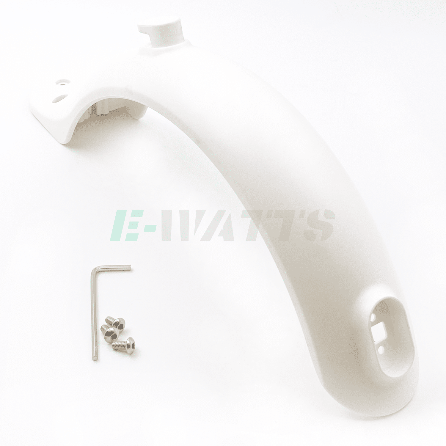 Kit Garde-boue Arrière Pour Xiaomi M365 Pro / Pro2 - Blanc - Protection Contre La Boue Et L'eau - Installation Facile