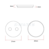 Plaquettes de frein 21mm