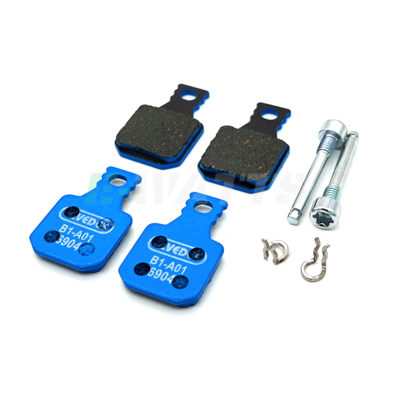 2 Paires Plaquettes Frein Vélo – Métalliques, Toutes Saisons, Pour étriers électriques