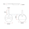 Plaquettes de frein 23.5mm