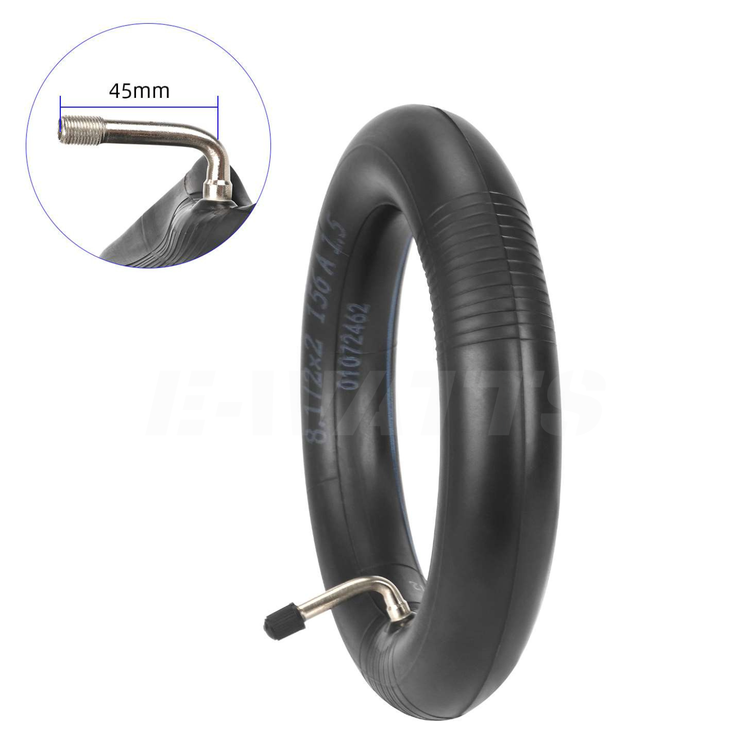 Chambre à air renforcée 8 1/2x2 (50-156) valve longue 90x90 degrés